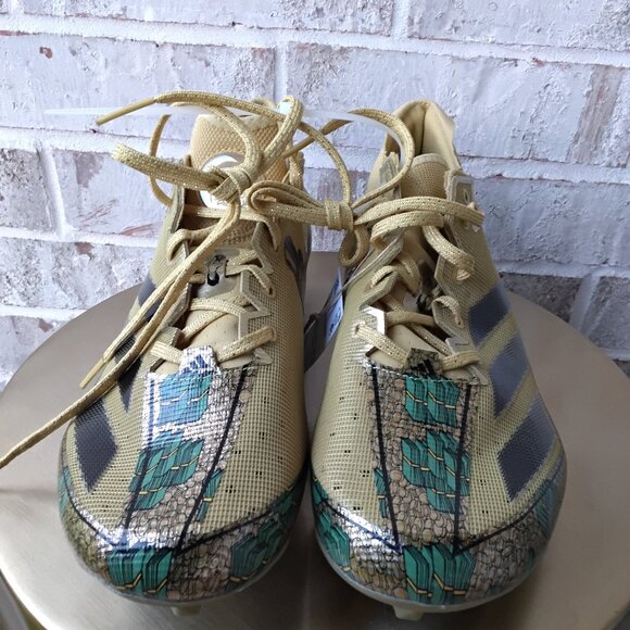 Adidas Adizero Electric Scrooge McDuck Gold Football Cleats Men\'s Size 11.5 phoj main image 4